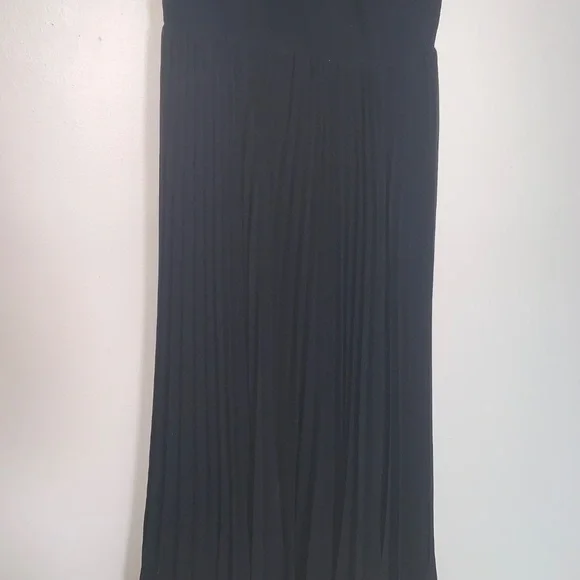 Aritzia Wilfred Beaune Pleated Chiffon Midi Wrap Dress S - Picture 6 of 10